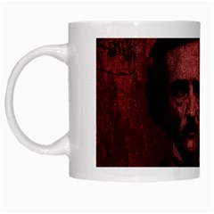 Edgar Allan Poe  White Mugs by Valentinaart