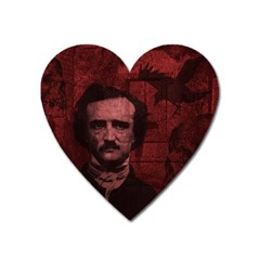 Edgar Allan Poe  Heart Magnet