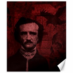 Edgar Allan Poe  Canvas 8  X 10  by Valentinaart