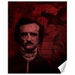 Edgar Allan Poe  Canvas 16  X 20   by Valentinaart