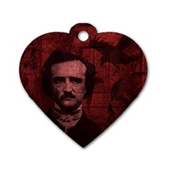 Edgar Allan Poe  Dog Tag Heart (one Side) by Valentinaart