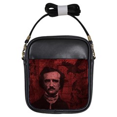 Edgar Allan Poe  Girls Sling Bags by Valentinaart