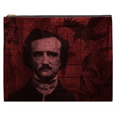 Edgar Allan Poe  Cosmetic Bag (xxxl)  by Valentinaart