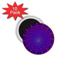 Binary Code Optical Illusion Rotation 1 75  Magnets (10 Pack)  by Simbadda