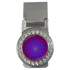 Binary Code Optical Illusion Rotation Money Clips (cz) 