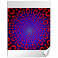 Binary Code Optical Illusion Rotation Canvas 18  X 24  