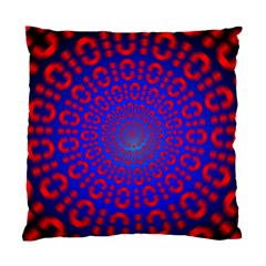 Binary Code Optical Illusion Rotation Standard Cushion Case (one Side) by Simbadda