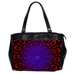 Binary Code Optical Illusion Rotation Office Handbags by Simbadda