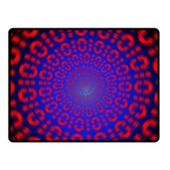 Binary Code Optical Illusion Rotation Fleece Blanket (small) by Simbadda