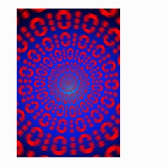 Binary Code Optical Illusion Rotation Large Garden Flag (two Sides) by Simbadda