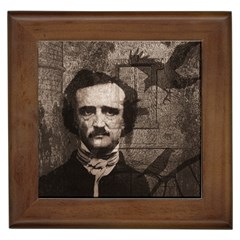 Edgar Allan Poe  Framed Tiles by Valentinaart