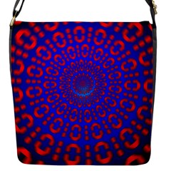 Binary Code Optical Illusion Rotation Flap Messenger Bag (s) by Simbadda