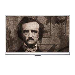 Edgar Allan Poe  Business Card Holders by Valentinaart