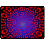 Binary Code Optical Illusion Rotation Double Sided Fleece Blanket (Large)  80 x60  Blanket Front