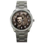 Edgar Allan Poe  Sport Metal Watch Front