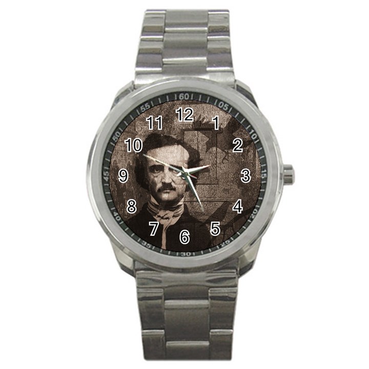 Edgar Allan Poe  Sport Metal Watch