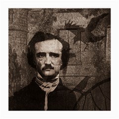 Edgar Allan Poe  Medium Glasses Cloth by Valentinaart