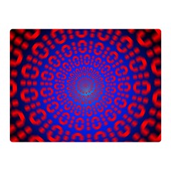 Binary Code Optical Illusion Rotation Double Sided Flano Blanket (mini) 