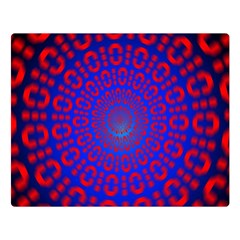 Binary Code Optical Illusion Rotation Double Sided Flano Blanket (large) 