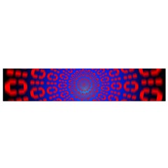 Binary Code Optical Illusion Rotation Flano Scarf (small) by Simbadda