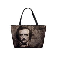 Edgar Allan Poe  Shoulder Handbags by Valentinaart