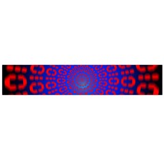 Binary Code Optical Illusion Rotation Flano Scarf (large)