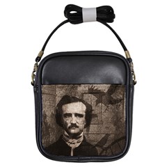 Edgar Allan Poe  Girls Sling Bags by Valentinaart