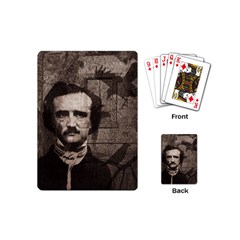 Edgar Allan Poe  Playing Cards (mini)  by Valentinaart