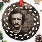 Edgar Allan Poe  Ornament (Round Filigree) Front