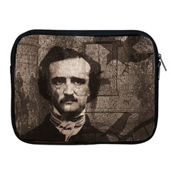 Edgar Allan Poe  Apple Ipad 2/3/4 Zipper Cases by Valentinaart