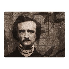 Edgar Allan Poe  Double Sided Flano Blanket (mini)  by Valentinaart