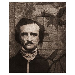 Edgar Allan Poe  Drawstring Bag (small) by Valentinaart