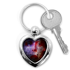 David Bowie  Key Chains (heart)  by Valentinaart