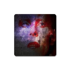 David Bowie  Square Magnet by Valentinaart