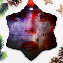 David Bowie  Ornament (snowflake)