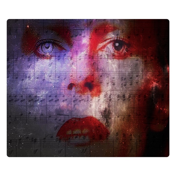 David Bowie  Double Sided Flano Blanket (Small) 