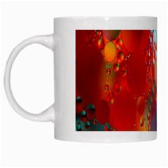 Texture Spots Circles White Mugs