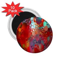 Texture Spots Circles 2 25  Magnets (10 Pack) 