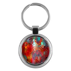 Texture Spots Circles Key Chains (round) 