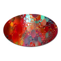 Texture Spots Circles Oval Magnet