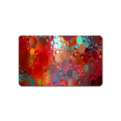 Texture Spots Circles Magnet (name Card)