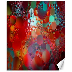 Texture Spots Circles Canvas 8  X 10 