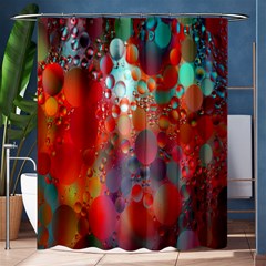 Texture Spots Circles Shower Curtain 60  X 72  (medium) 