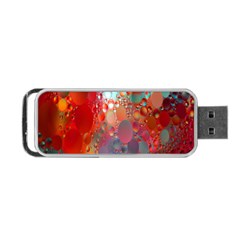 Texture Spots Circles Portable Usb Flash (two Sides) by Simbadda