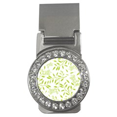 Leaves Pattern Seamless Money Clips (cz) 