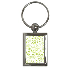 Leaves Pattern Seamless Key Chains (rectangle) 