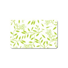 Leaves Pattern Seamless Magnet (name Card)