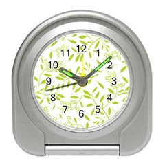 Leaves Pattern Seamless Travel Alarm Clocks