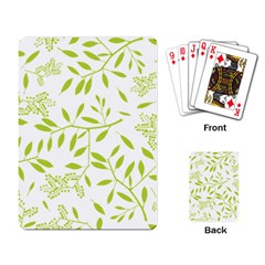 Leaves Pattern Seamless Playing Card by Simbadda