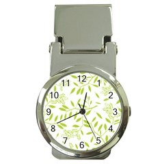 Leaves Pattern Seamless Money Clip Watches